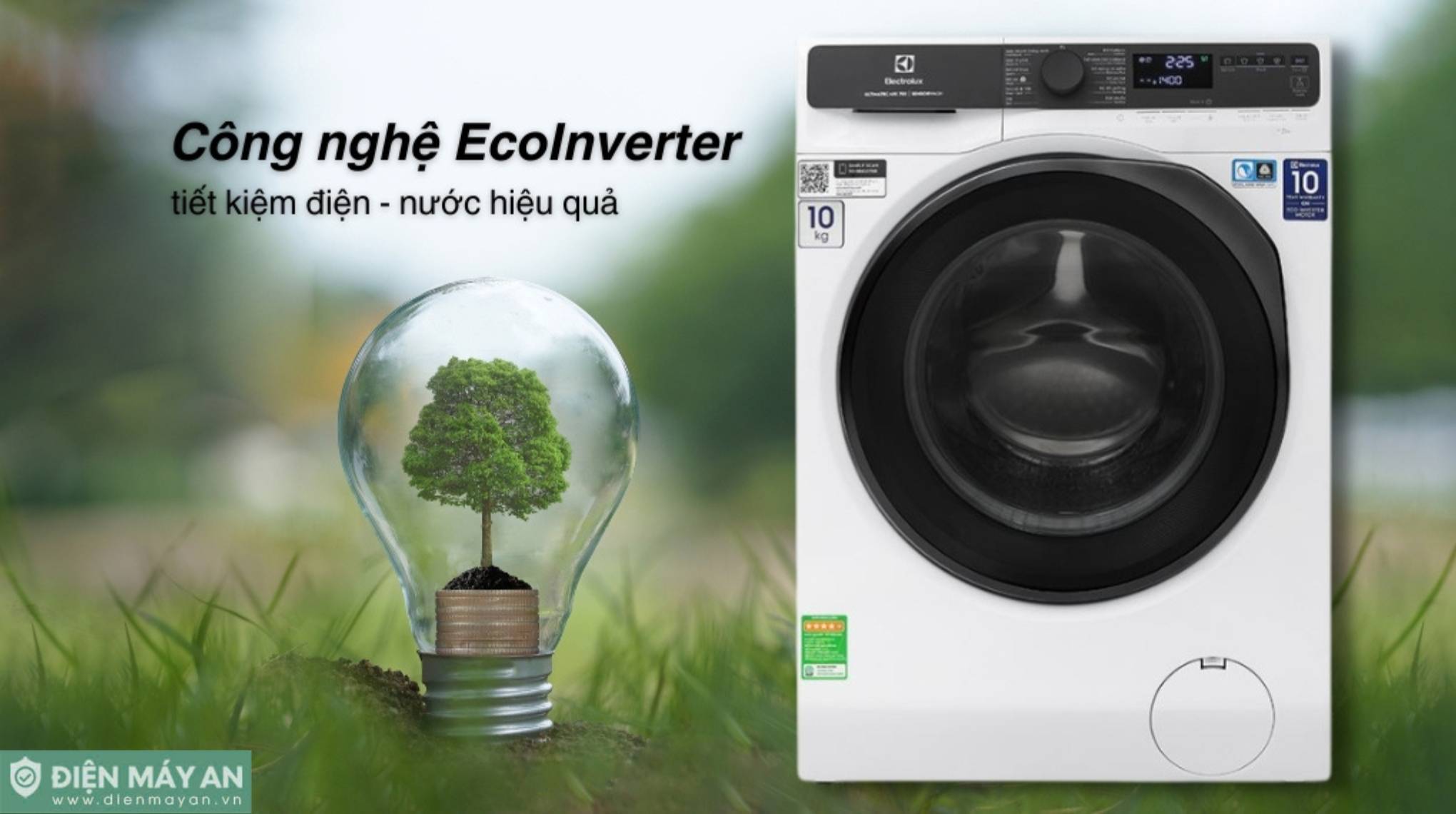 Máy Giặt Electrolux UltimateCare 700 Inverter 10 Kg EWF1043R7WC